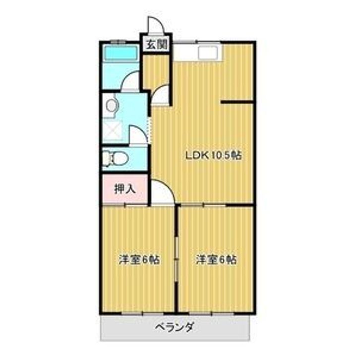ミナミブルータウン光与の間取り