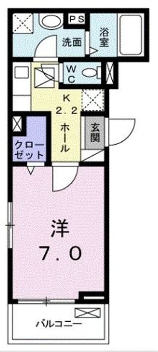 アン・プラージュFの間取り