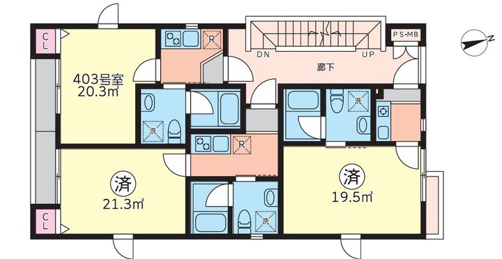 イーストサイド反町の間取り