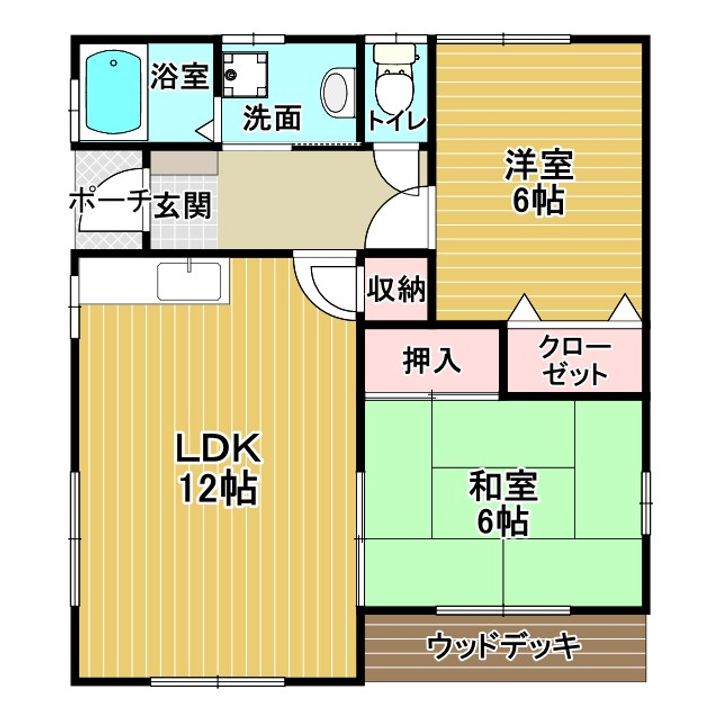 福岡県八女市忠見(一戸建)の賃貸物件の間取り