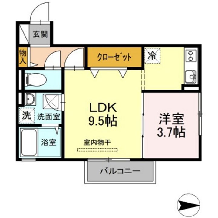 Ki House B棟の間取り