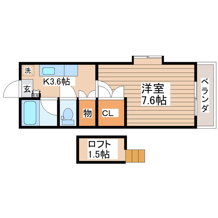リトルリバーの間取り