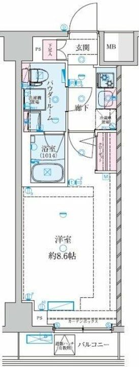 GENOVIA大師橋の間取り