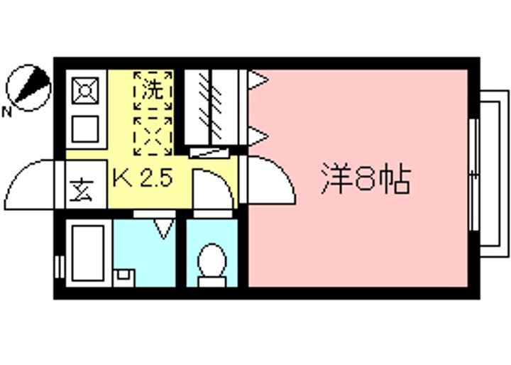 ヴェルドミール(国領町・戸辺様)の間取り