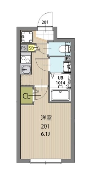 エルファーロ赤塚の間取り