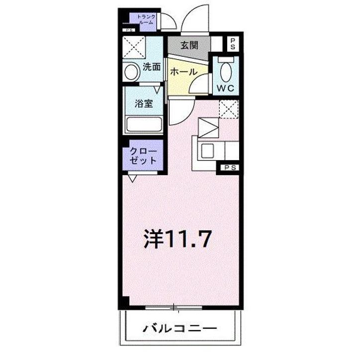 岐阜県多治見市弁天町1(マンション)の賃貸物件の間取り