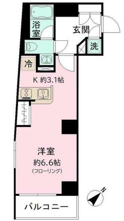 カーサスプレンディッド西麻布の間取り
