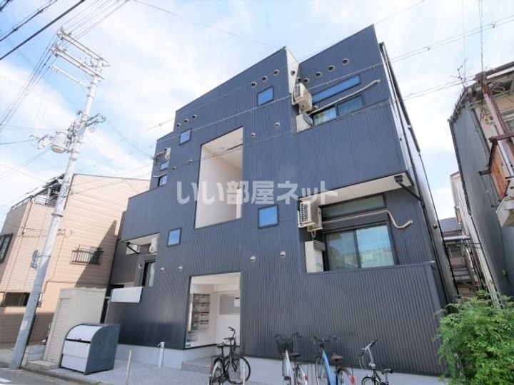 大阪府堺市堺区北清水町1(アパート)の賃貸物件の外観