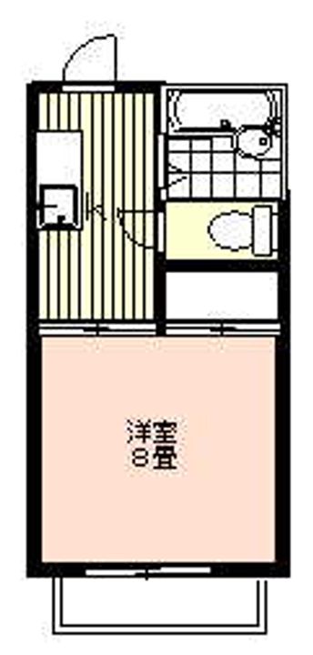 サニーハイツA202の間取り