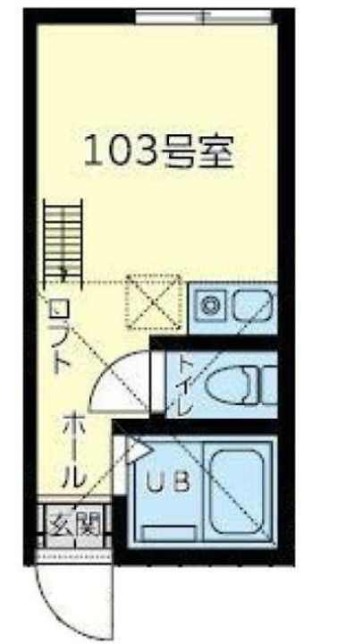 神奈川県横浜市保土ヶ谷区釜台町(アパート)の賃貸物件の間取り