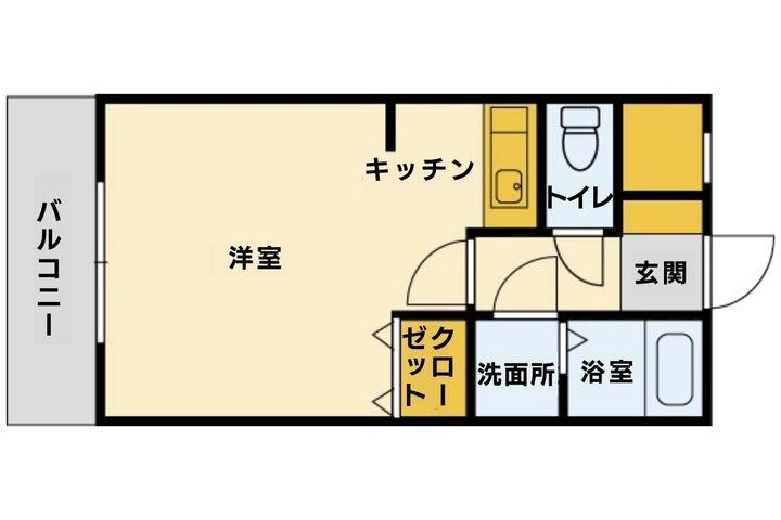 エクセルハイツ清水の間取り