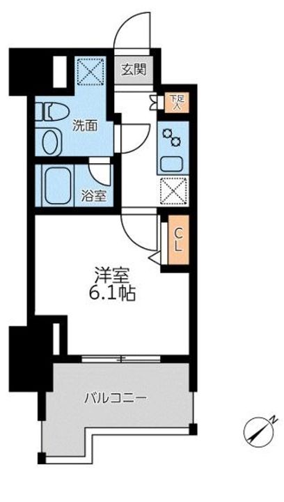 プライマル横濱平沼橋の間取り