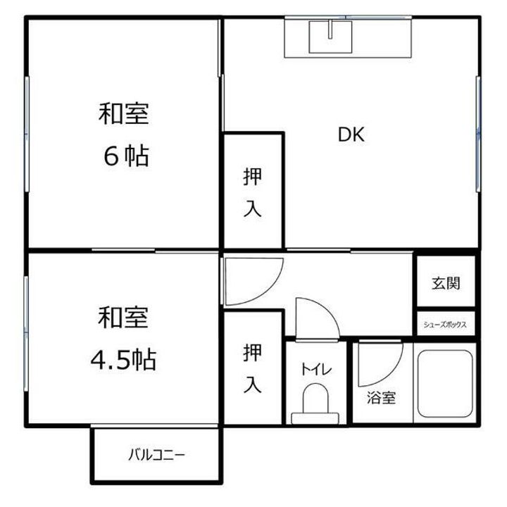 相澤コーポの間取り