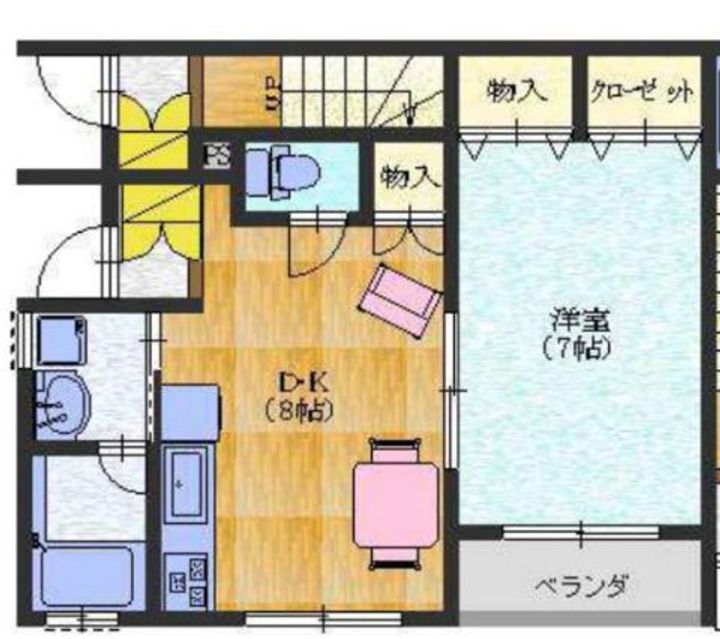 テネメントマルフクの間取り