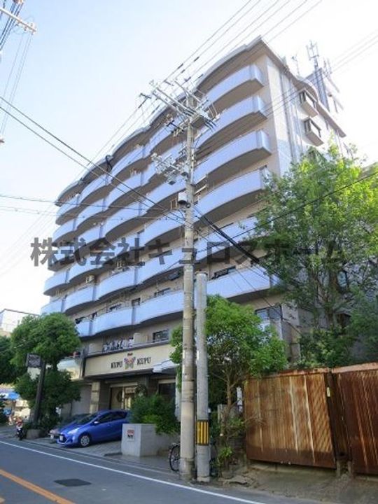 大阪府大阪市生野区巽南5の賃貸マンションの地図