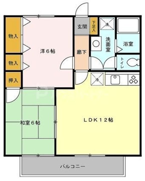埼玉県さいたま市見沼区堀崎町(アパート)の賃貸物件の間取り