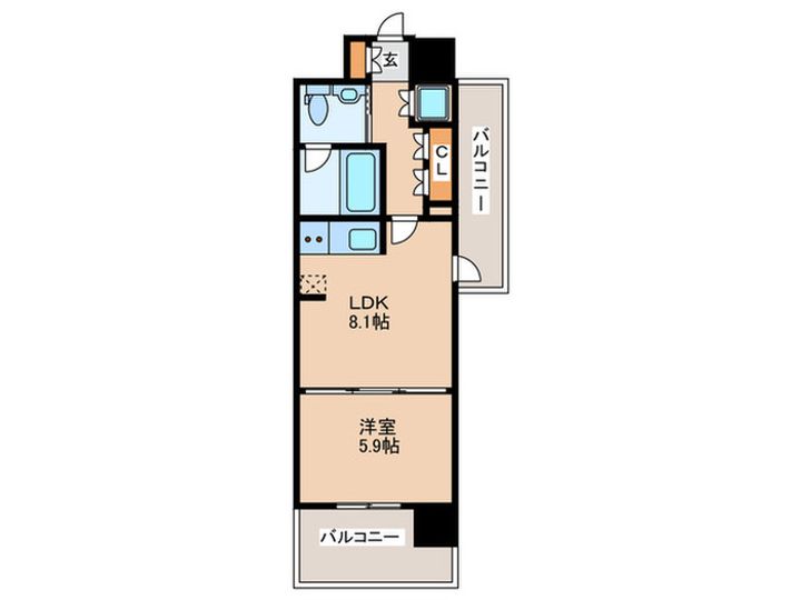 エグゼレジデンスタワーの間取り