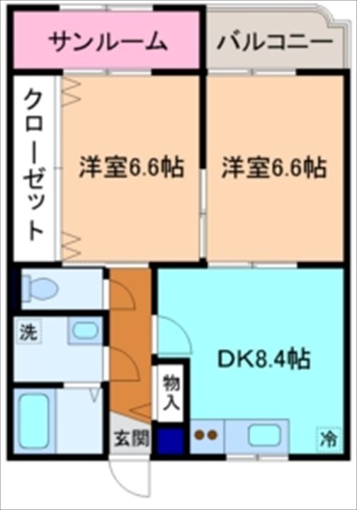 バードピュア沖の間取り
