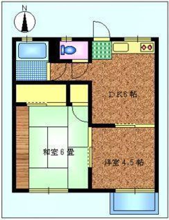 藤井コーポの間取り