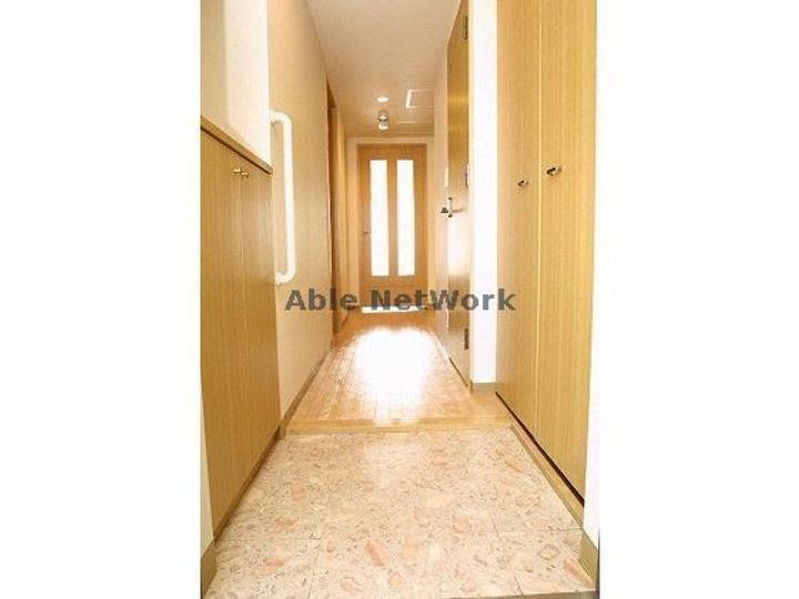 クレール北10条の玄関