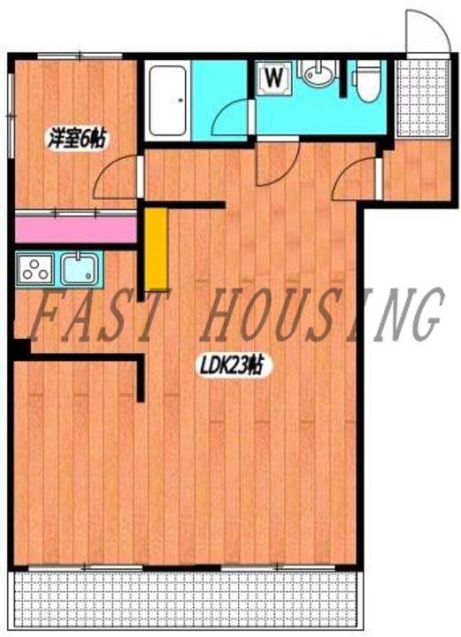 東京都渋谷区代々木4(マンション)の賃貸物件の間取り