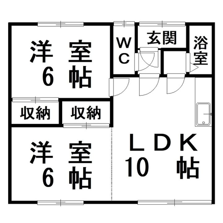 シャルロット愛国の間取り