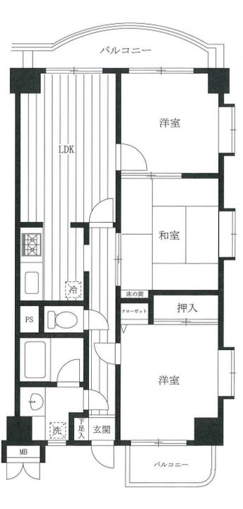 セントヒルズ東川口の間取り