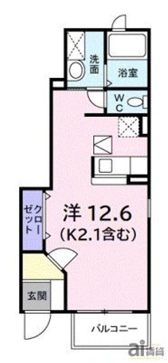 東京都小平市花小金井8(アパート)の賃貸物件の間取り