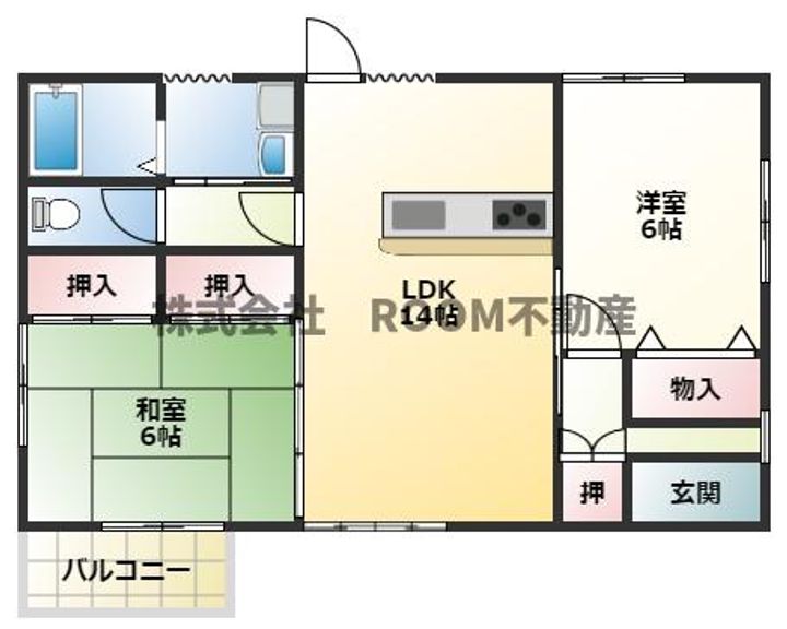 宮崎県都城市山田町中霧島(一戸建)の賃貸物件の間取り