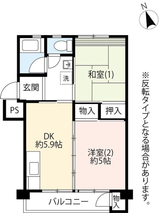 UR藤の台の間取り