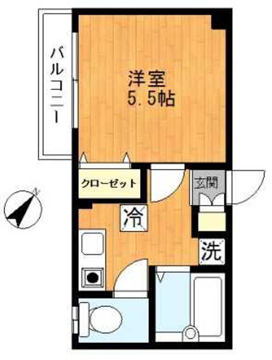 フラットグレースの間取り