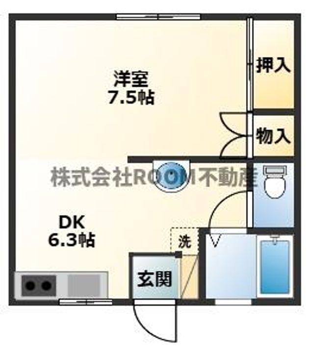 ガーデンR10の間取り