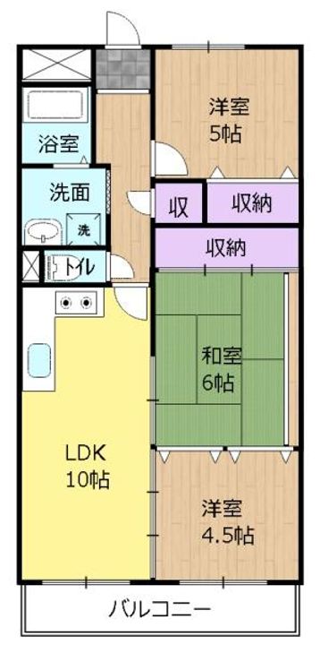 ルネスアリッサの間取り