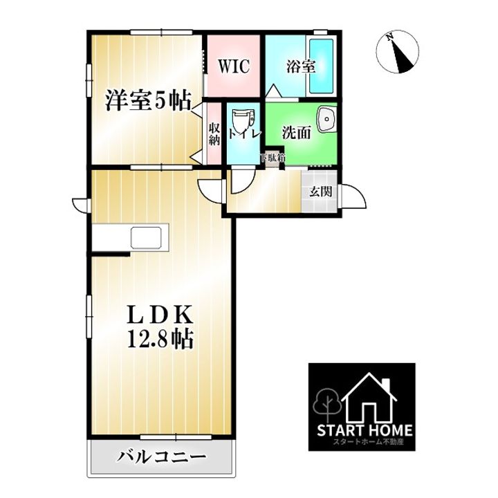 リブライフ春日Iの間取り