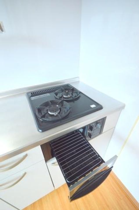 広島県広島市佐伯区楽々園3(マンション)の賃貸物件のキッチン