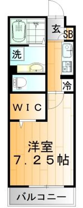 東京都北区上中里2(アパート)の賃貸物件の間取り