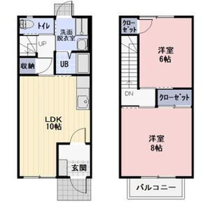 愛知県岡崎市真伝1(一戸建)の賃貸物件の間取り