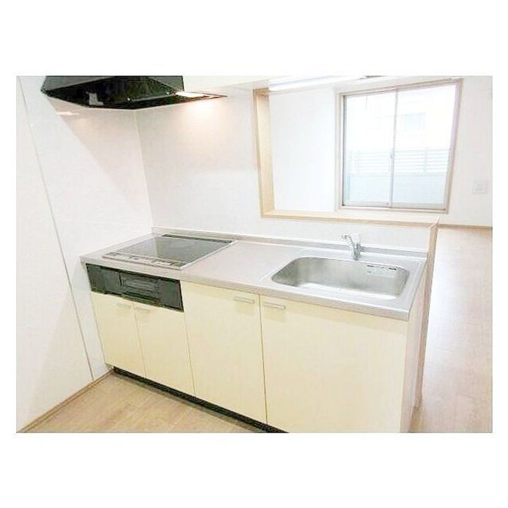 クラルテB棟のキッチン