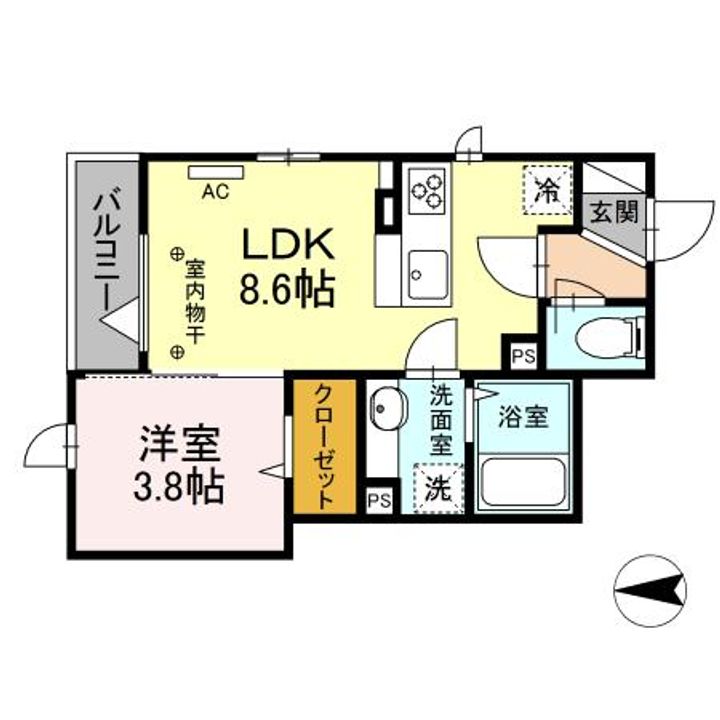 D-Style境の間取り