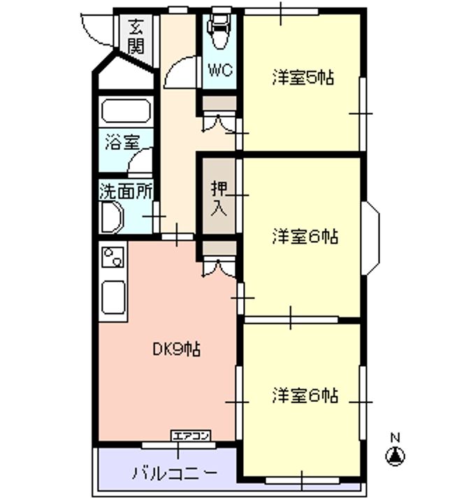 ロイヤルコーポKENの間取り