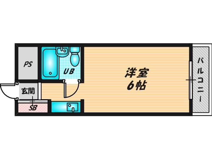 ラフォーレ菱屋西IIの間取り