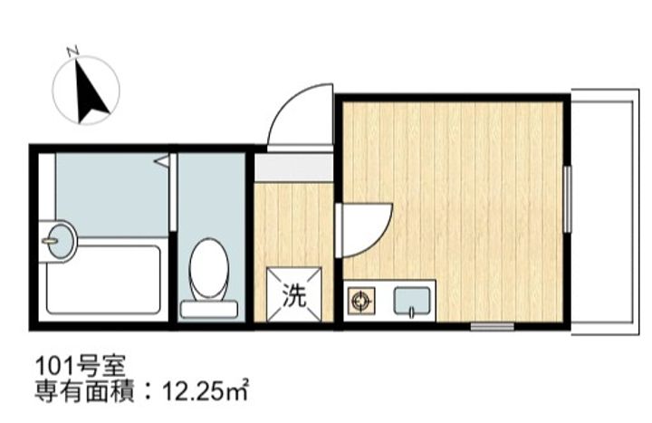 東京都台東区北上野2(アパート)の賃貸物件の間取り