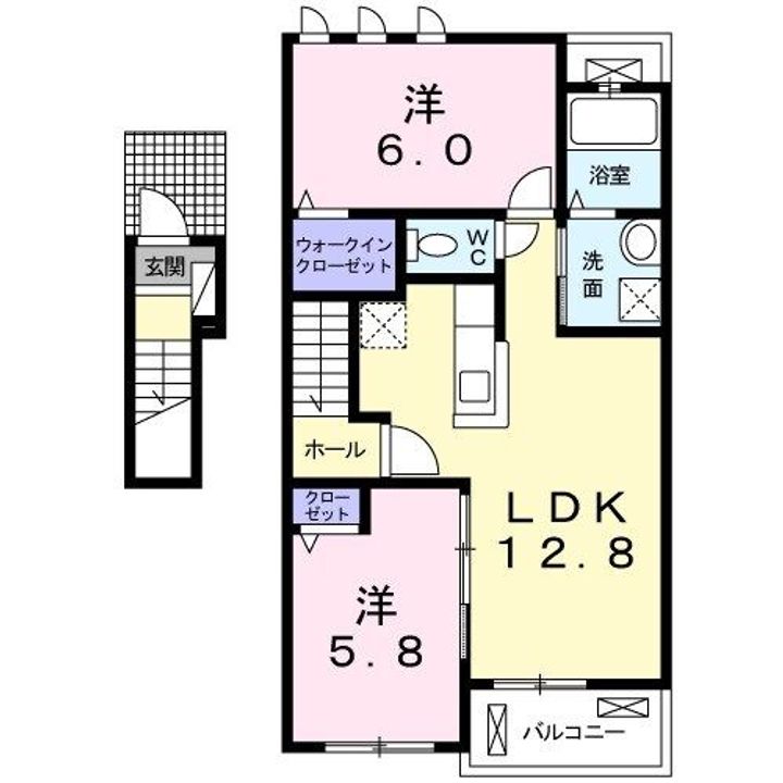 エストランダ Cの間取り