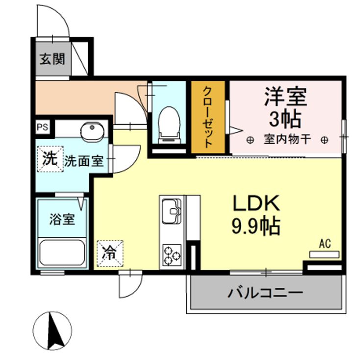 ガレリア ラッフィナートの間取り