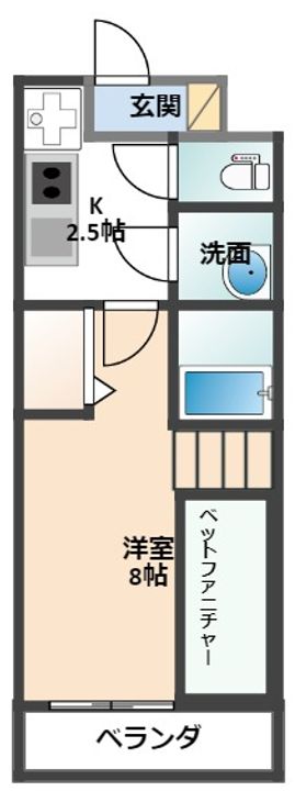 ネクスフィーダ二軒茶屋の間取り