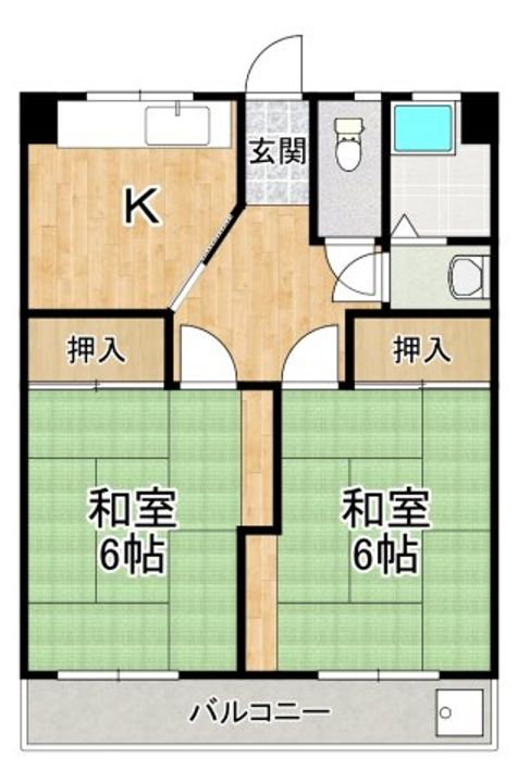 谷野マンションの間取り