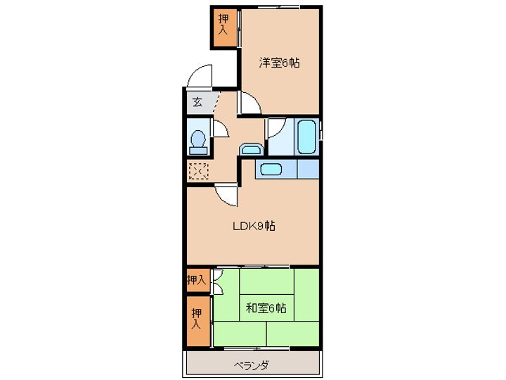 みなみ館の間取り