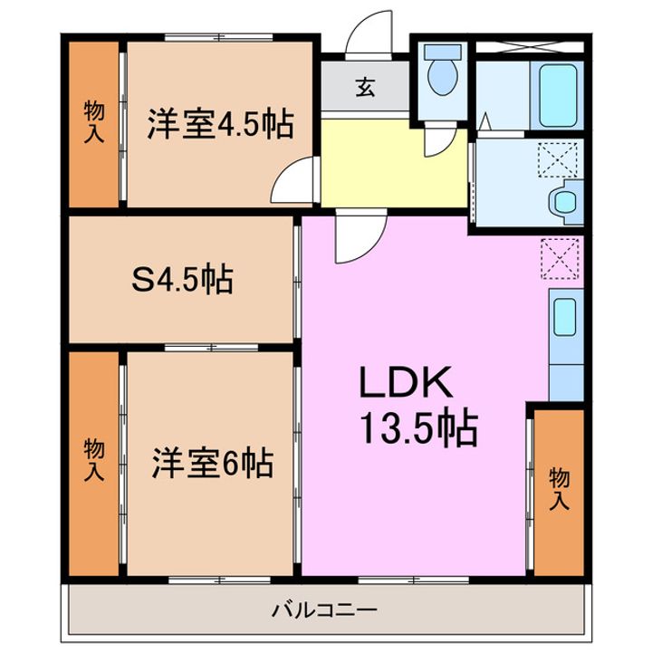 佐久間マンションの間取り