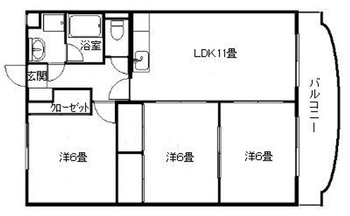 グランドベージュIの間取り