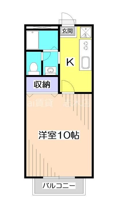 埼玉県ふじみ野市西原1(アパート)の賃貸物件の間取り